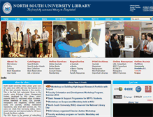 Tablet Screenshot of library.northsouth.edu